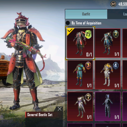 #P614 [Android] Lvl 56|90 UC|4 Title|Title Perfectionist|Royal Pass S19M123457 Max M9 On (7 RP Max 1 On)|7 Mytic Costume Set|Mk47  Blossom|57 Costume|Asia 0